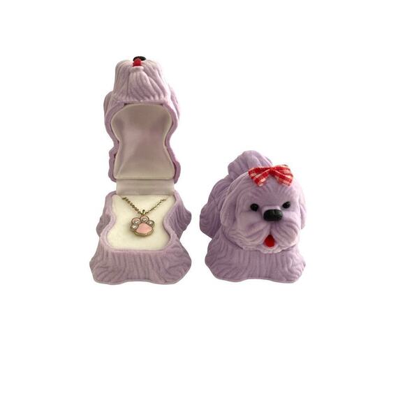 Set of 2 Dog Necklaces and Boxes - Picture 1 of 3
